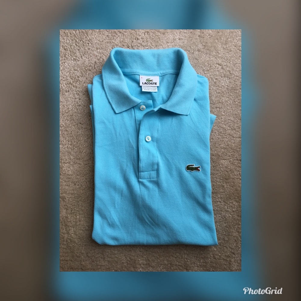 Lacoste Mens polo 👕 in size -5(M).